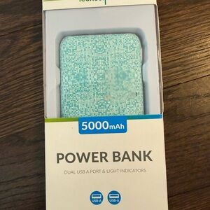 Blue 5000mAh Power Bank
